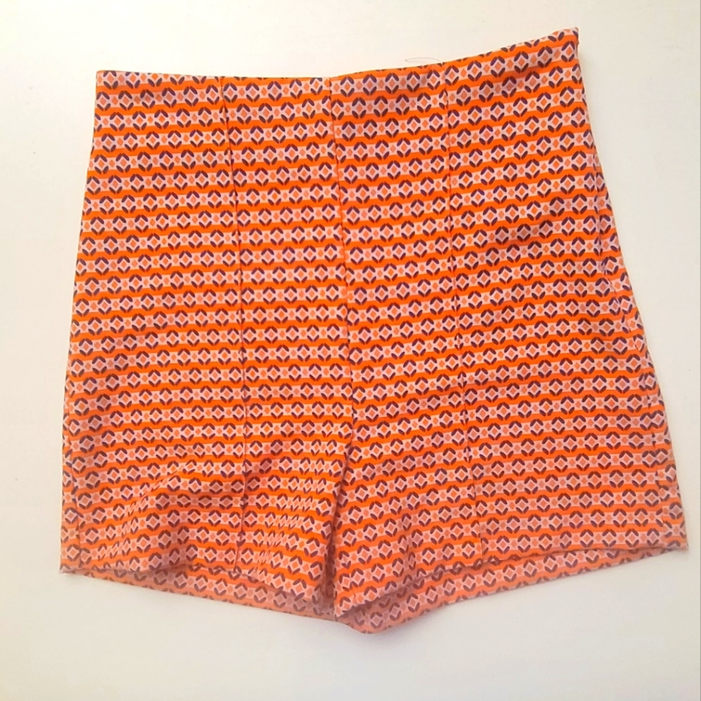 zara retro style high weist short